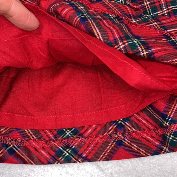 Janie and jack red Bradbury plaid 2 pc set 6-12m - Picture 5 of 13